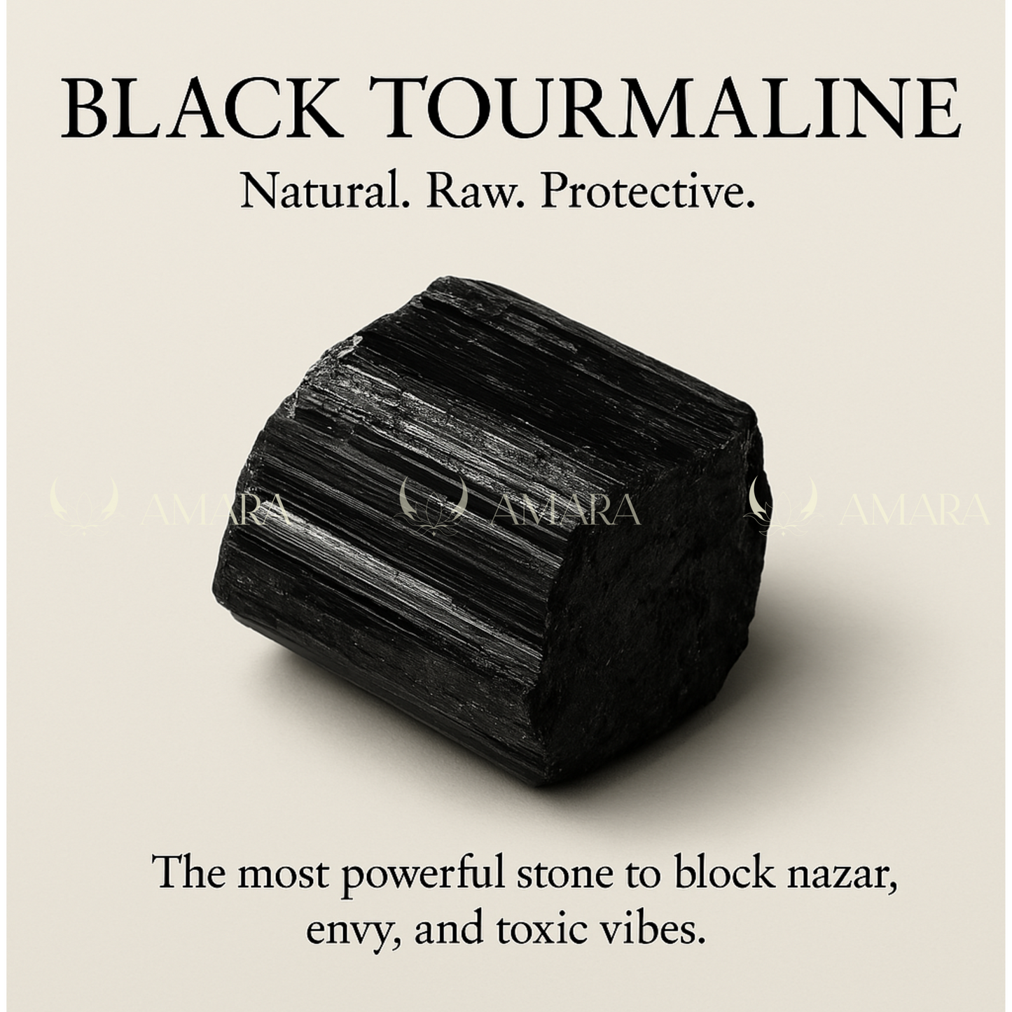 Black Tourmaline: Blocks Negative Energy & Nazar